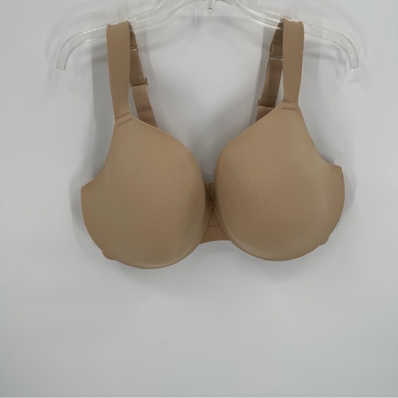 Cacique Women Bra Size 42F Tan Lightly Lined Full Coverage Underwire Adjustable - Picture 8 of 8